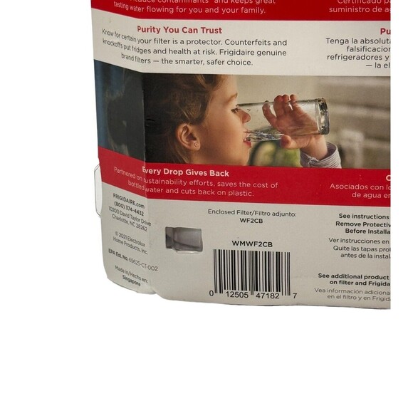 Frigidaire Pure Source 2 Water / Ice Refrigerator Filter #WF2CB Brand New Sealed - Picture 5 of 10
